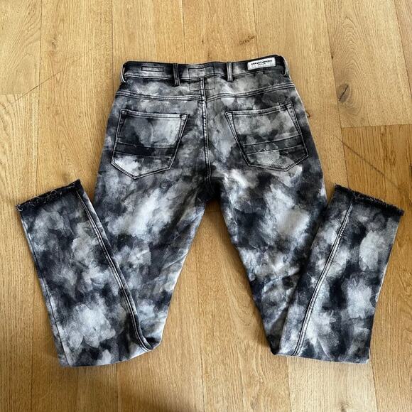 Versuchskind Painted Slim Tab Jeans in Black Gray White - Picture 5 of 7